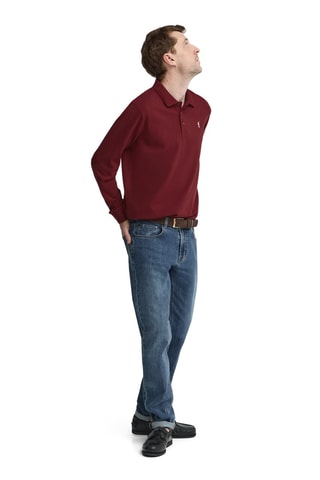 Polo Regular Fit - Bordeauxrood