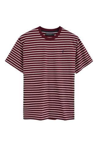 T-shirt Loose - Bordeauxrood