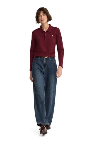 Polo regular - Bordeaux