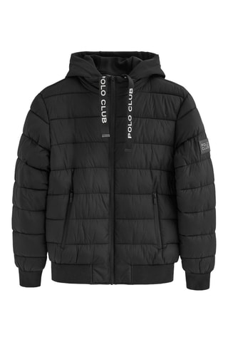 Doudoune à capuche - Noir