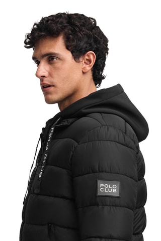 Doudoune à capuche - Noir