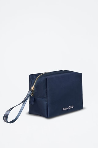 Toilettas - Blauw en roze