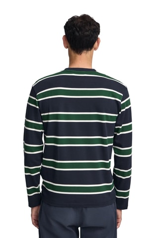 T-shirt Loose - Blauw en groen