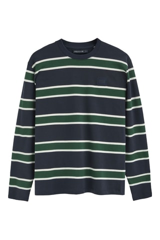 T-shirt Loose - Blauw en groen