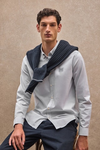 Chemise regular - Bleu