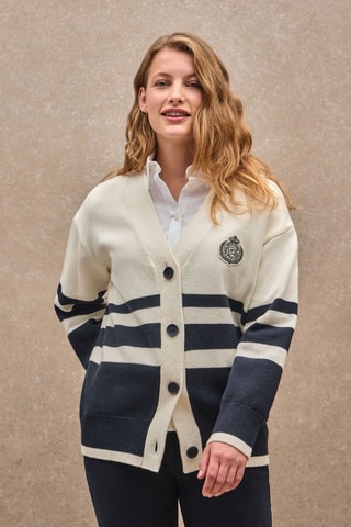 Gilet - Blanc et bleu