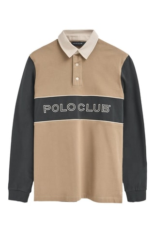 Polo Relaxed - Grijs en bruin