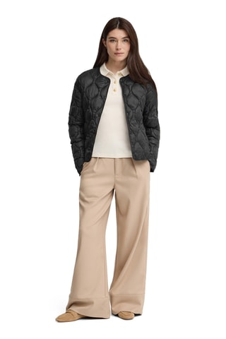 Gewatteerde Jas - Zwart