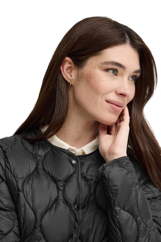 Gewatteerde Jas - Zwart