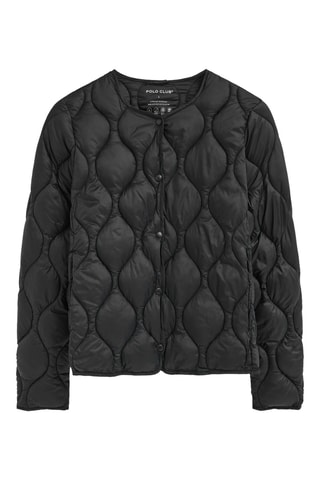 Gewatteerde Jas - Zwart