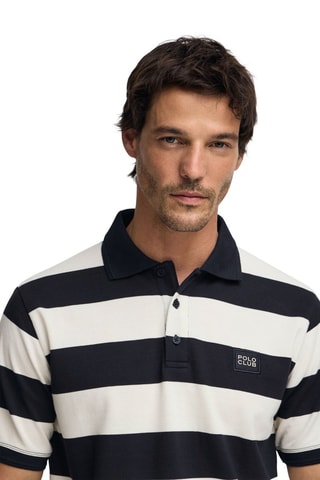 Polo Regular Fit - Wit en blauw