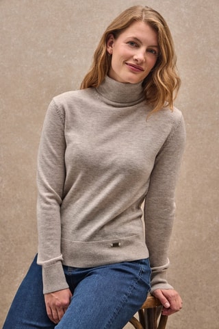 Pull en mérinos - Beige