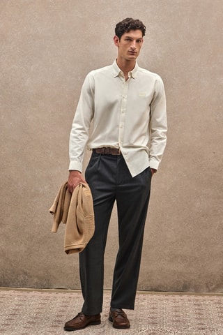 Chemise regular - Blanc