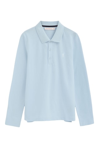 Polo regular - Bleu clair