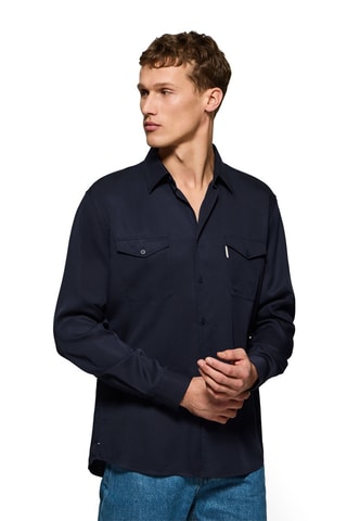 Chemise regular - Bleu