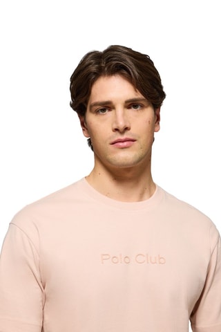 T-shirt relaxed - Roze