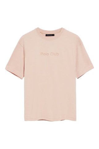 T-shirt relaxed - Roze