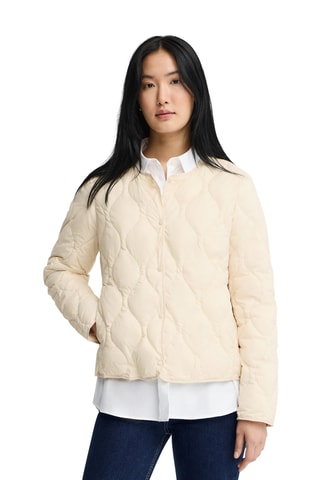 Gewatteerde Jas - Beige