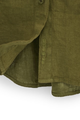 Linnen Blouse Relaxed - Groen