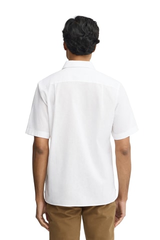 Chemise regular en lin - Blanc