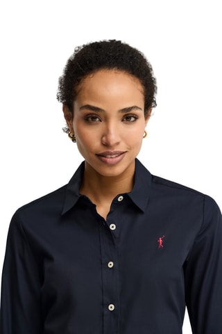 Blouse Slim Fit - Marineblauw