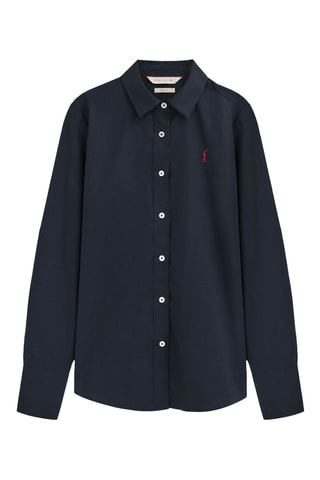 Blouse Slim Fit - Marineblauw