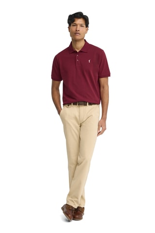 Polo Regular Fit - Bordeauxrood