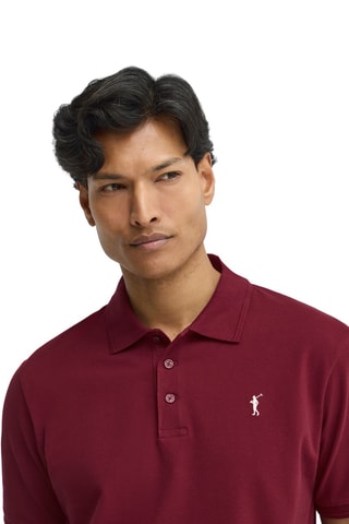 Polo Regular Fit - Bordeauxrood