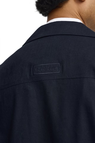 Veste en lin - Bleu marine