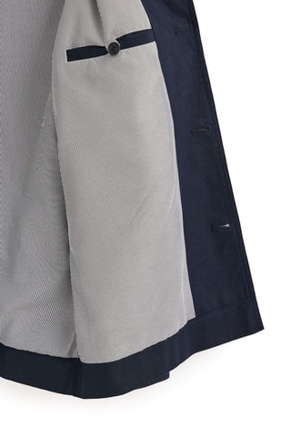 Veste en lin - Bleu marine