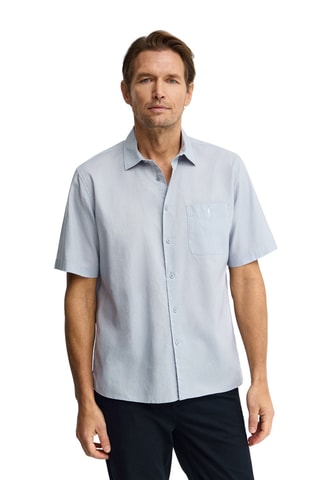 Chemise regular en lin - Bleu clair