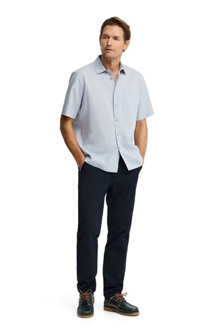 Chemise regular en lin - Bleu clair