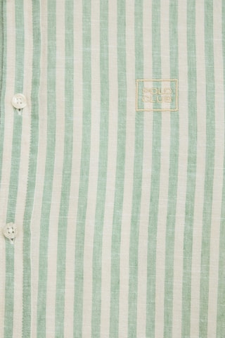 Chemise regular en lin - Vert