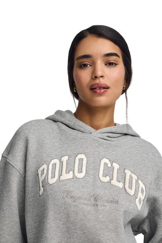 Sweater met Capuchon - Wit en grijs