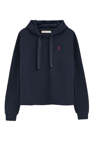 Sweater met Capuchon - Marineblauw