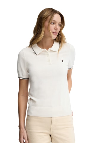 Polo regular - Écru