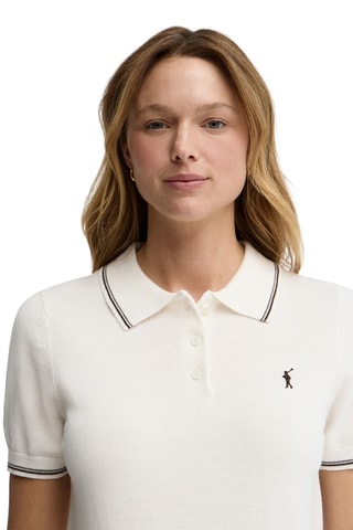 Polo regular - Écru