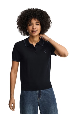 Polo regular - Bleu marine