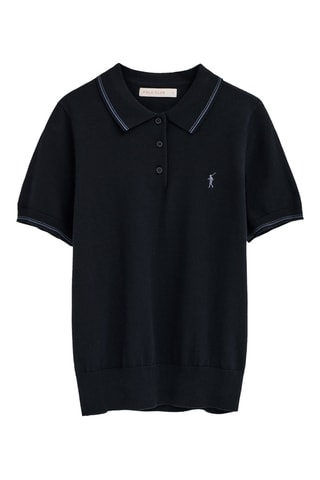 Polo regular - Bleu marine
