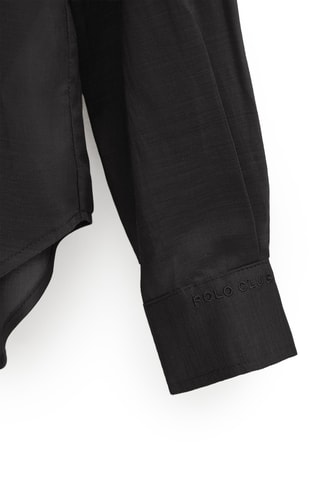 Ramie Blouse Loose - Zwart