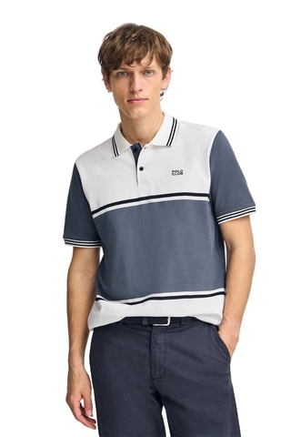 Polo loose - Wit en grijs