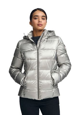 Gewatteerde Jas met Capuchon - Grijs