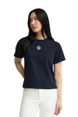 T-shirt Regular - Marineblauw