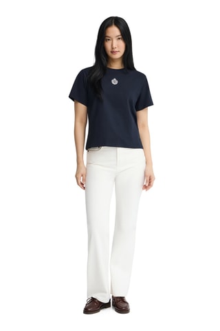 T-shirt Regular - Marineblauw