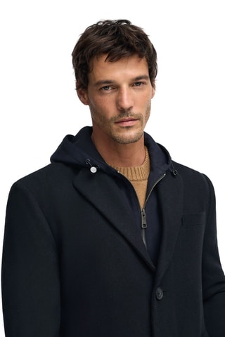 Manteau en laine - Bleu