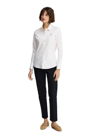 Blouse Slim Fit - Wit