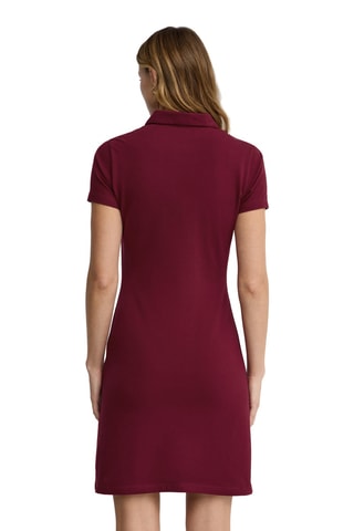 Polo-jurk - Bordeauxrood