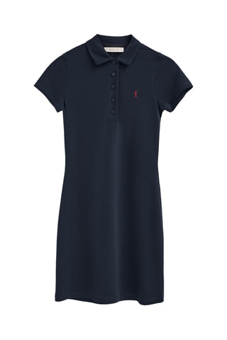 Polo-jurk - Marineblauw