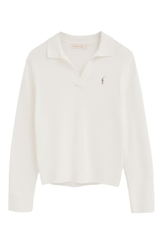 Polo regular - Écru