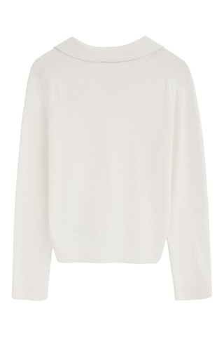 Polo regular - Écru